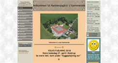 Desktop Screenshot of hannerupgaard.dk